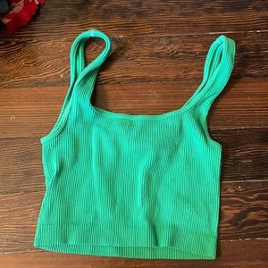Zara green tank size XS-S